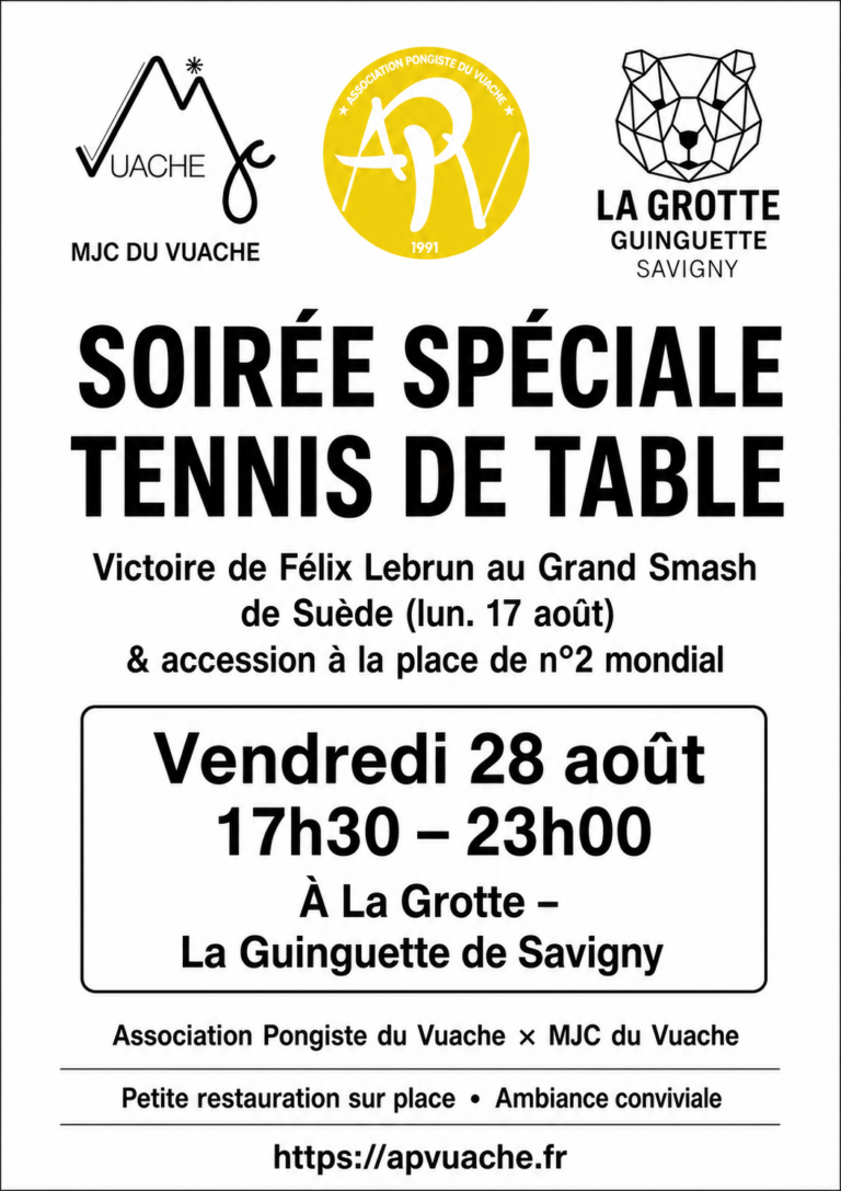 Guinguette la Grotte de Savigny le 28 Août 2026