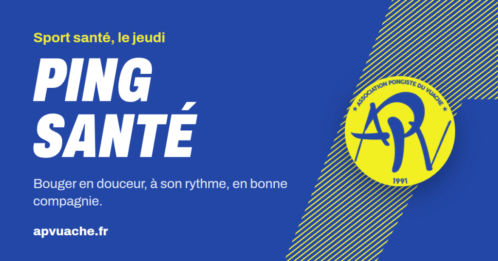 Nouveau : le Ping Santé arrive au club